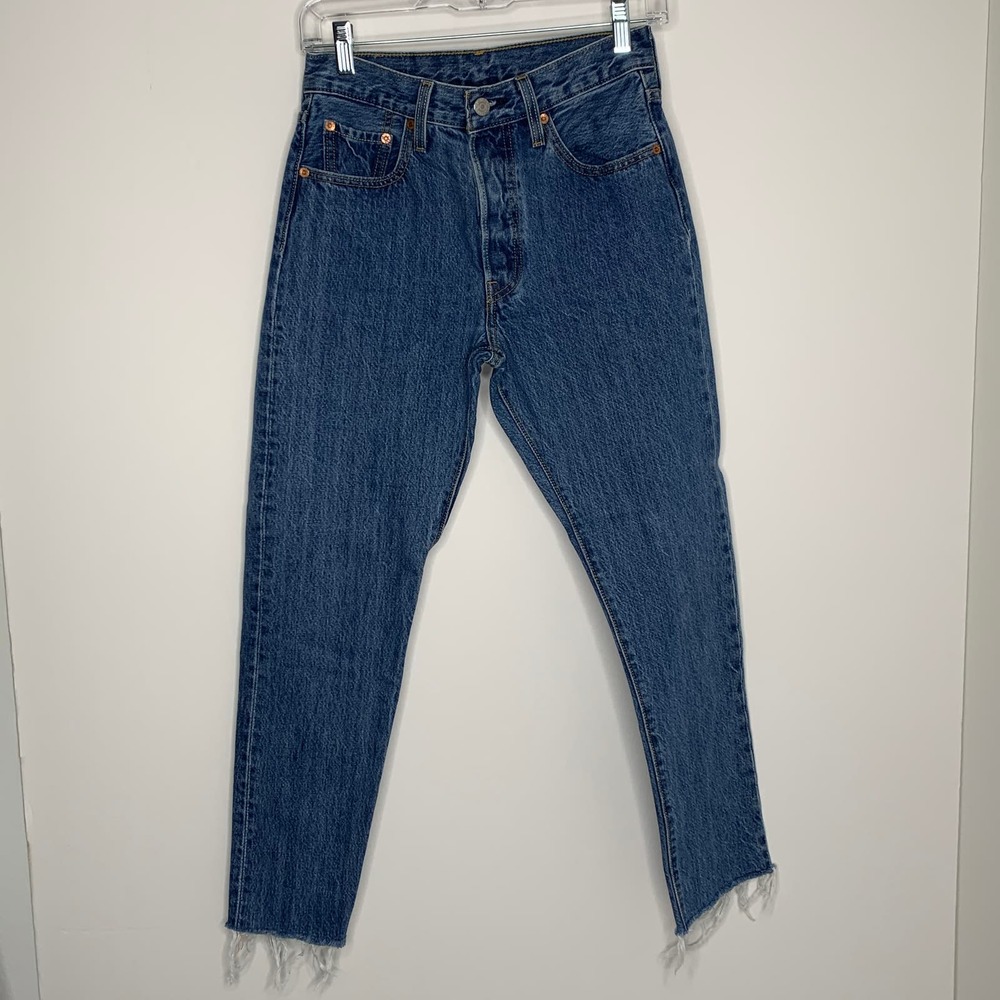 Levis Straight Leg Jeans Womens Size 25 Cw-4717 3629